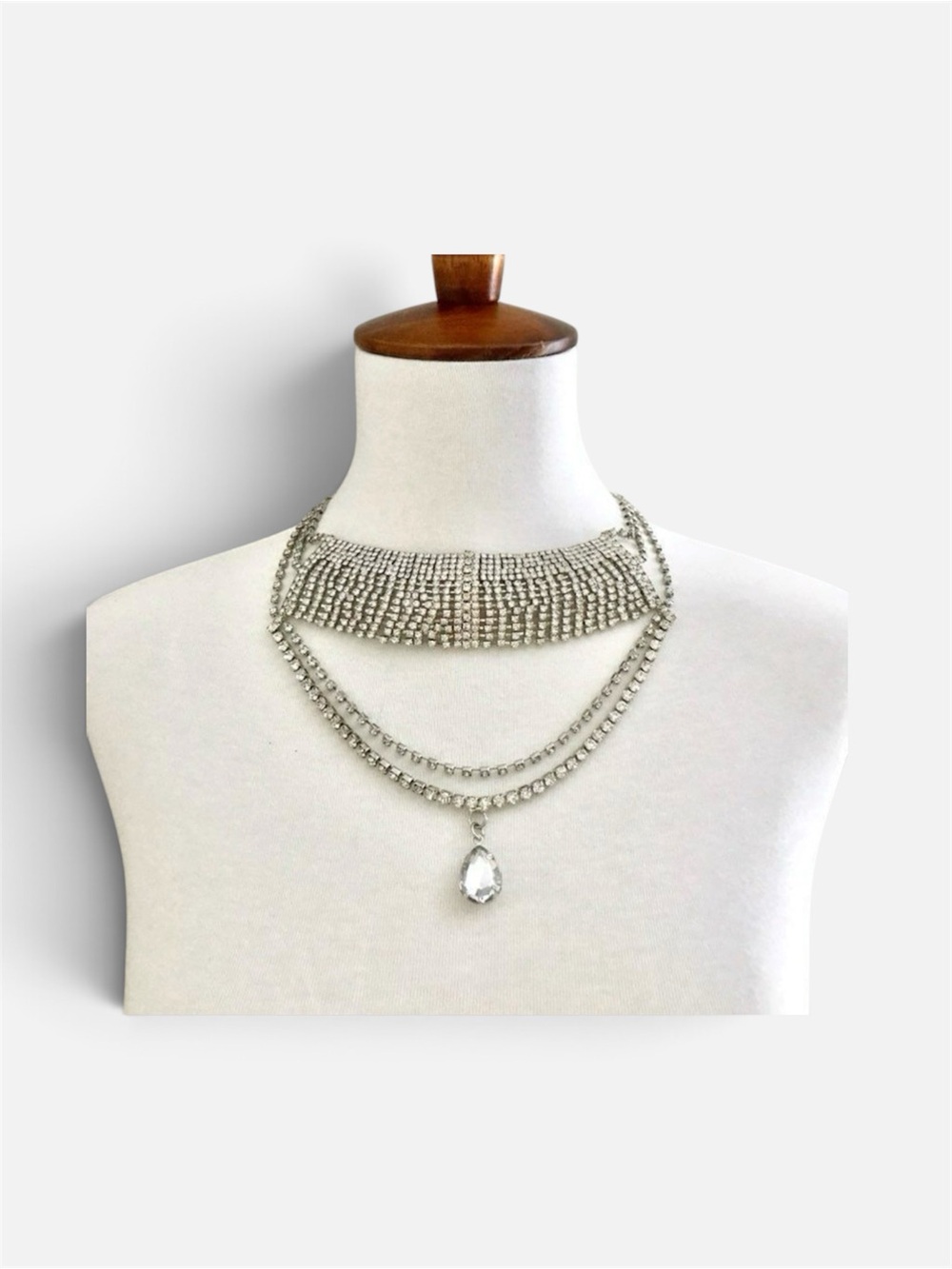 NWOT Rhinestone Choker - Picture 2 of 5